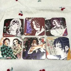 鬼滅の刃 アートコースター セット 竈門兄弟 継国兄弟 縁壱 黒死牟 無惨