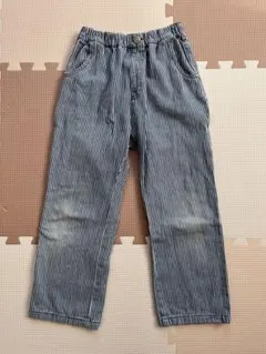 BREEZE ストライプデニムパンツ 130