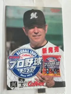 2004 カルビー球場配布品 ボビー・バレンタイン プロ野球チップス 未開封