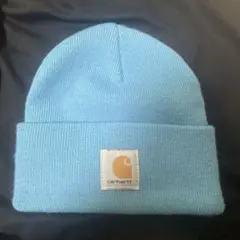 Carhartt 水色 ニット帽