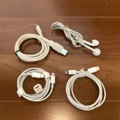 Lightningケーブルとイヤフォンセット 4点セット