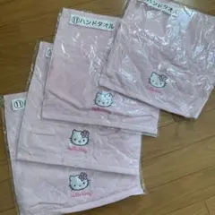 Hello Kitty ハンドタオル 4枚セットのサムネイル