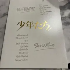 SnowMan SixTONES 「少年たち Tobe」　パンフレット