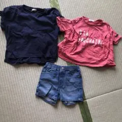 breeze branshes UNIQLO トップス　ショートパンツ 110