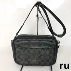 COACH コーチ シグネチャー ショルダーバッグ ブラック レディース