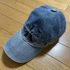 Calvin Klein Jeans デニムキャップ ロゴ刺繍