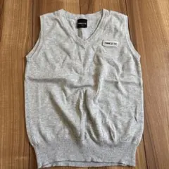 COMME CA ISM グレー Vネックベスト 130