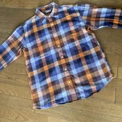 GU チェック柄ネルシャツ