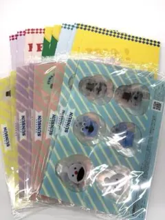 パペットスンスン　ブックマーカー全4種類x2セット＋A5ノート全5種類x2セット