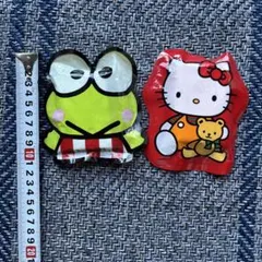 【新品未使用】昭和レトロ　ハローキティ、けろけろけろっぴ　ポケットティッシュ