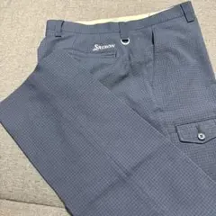 SRIXON ゴルフパンツ メンズ ネイビー チェック柄のサムネイル