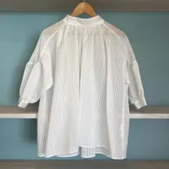 新品 GARAGE OF GOOD CLOTHING フリルノースリーブシャツ - メルカリ