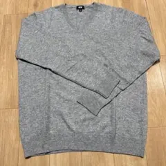 ユニクロ Vネックカシミヤセーター 長袖