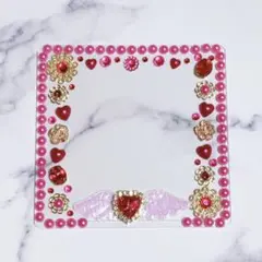 デコケース (正方形・濃いピンク)