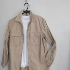 H&M DIVIDED コットン１００%素材ジップアップデザイン長袖ジャケットのサムネイル