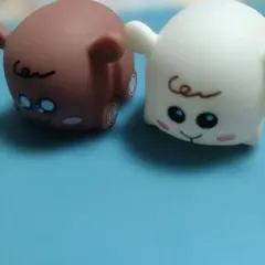 可愛いキャラクター マスコット 2個セット