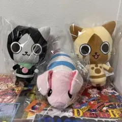 モンスターハンター　デフォルメBIGぬいぐるみ　3点セット