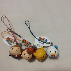 ツムツムディズニーキャラクター ストラップセット
