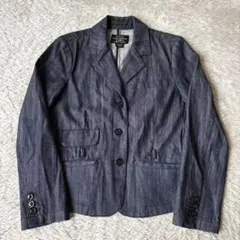 POLO JEANS ラルフローレン　濃紺デニム　テーラードジャケット　Mのサムネイル
