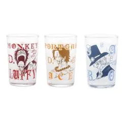 ワンピース　一番くじ　名言グラス　三兄弟セット