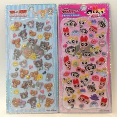 プチドロップ　ステッカー　新品未開封　正規品　パワパフ　トム&ジェリー