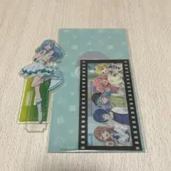 プロセカ 日野森雫 アクリルスタンド チケットホルダー＆フィルム風カードセット