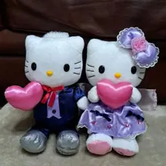 ハローキティ タキシード＆ドレス ぬいぐるみセット