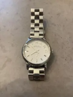 MARC JACOBS シルバー アナログ時計