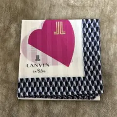 999円➡︎777円！【LANVIN】ハート柄ハンカチ
