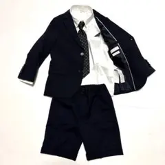 美品　ZARA キッズ フォーマルスーツ ネイビー　サイズ110