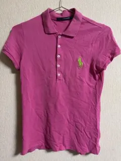 RALPH LAUREN SPORT ピンク ポロシャツ M