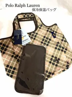 トートバッグ 保冷保温バッグ 底板付き ポロラルフローレン エコバッグ★新品