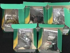 一番くじ　ゴジラ大怪獣列伝 F賞　モンスターヘッドマグネット　5種セット