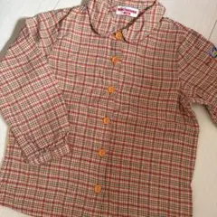 チェックシャッツ 110cm