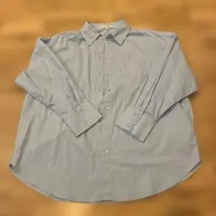 hareiro 長袖シャツ LLサイズ　ブルー　大きいサイズ