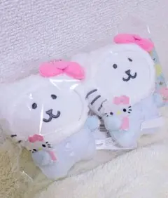 サンリオ ナガノのくま×ハローキティ ぬいぐるみ キティ2個