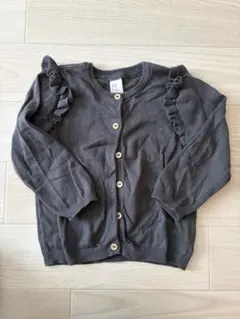 H&M ダークグレー フリルカーディガン EUR 92
