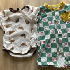 BITz アプレレクール ロンパース 半袖2枚セット ベビー