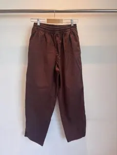 美品 STILL BY HAND サマーウールトロピカルスラックス ブラウン