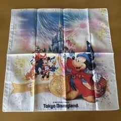 東京ディズニーランド 10周年記念 ハンカチ　バンダナ