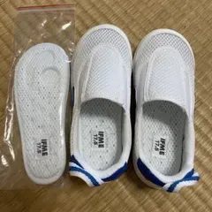 [美品] イフミー　上履き　ホワイト　17.5cm 試着のみ