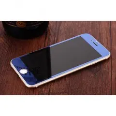 ブルー　カラー鏡面フィルム　iphone7   .  iPhone6/6s サイ