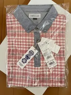エレメントオブシンプルライフ BD チェックポロシャツ