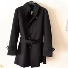 キャサリン・ハムネット　ロンドン　トレンチコート　ライナー付きブラック　サイズM