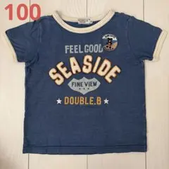 DOUBLE.B ダブルビー　ミキハウス　Tシャツ