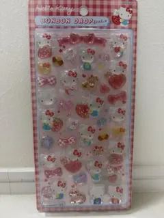【正規品】サンリオ ボンボンドロップシール 第2弾 ハローキティ 赤