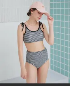 SEADRESS titivate パイピングデザインハイウエストビキニ