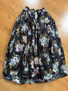 cepo セポ 花柄 フレアスカート ウエストゴム Mサイズのサムネイル