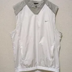 Nike Golf ノースリーブベスト ホワイト/グレー
