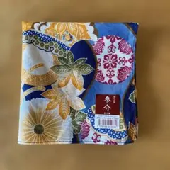布もの屋　参古繊　 大判花柄ハンカチ 約50cm x 50cm